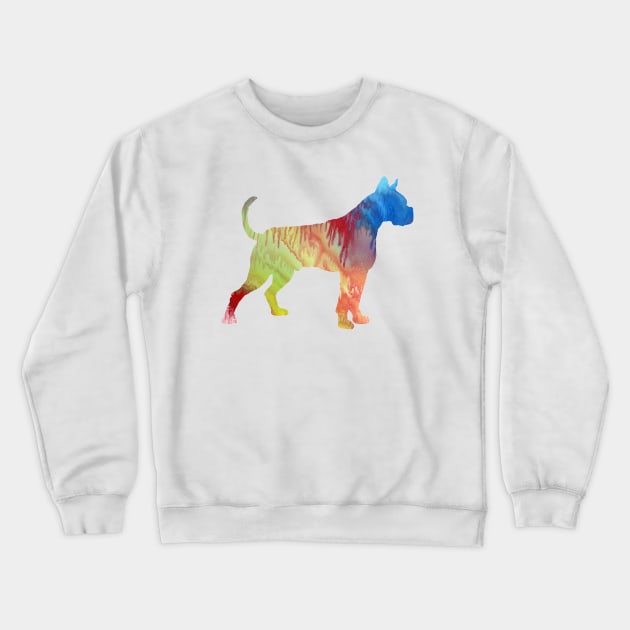 Boxer Dog Crewneck Sweatshirt by BittenByErmines